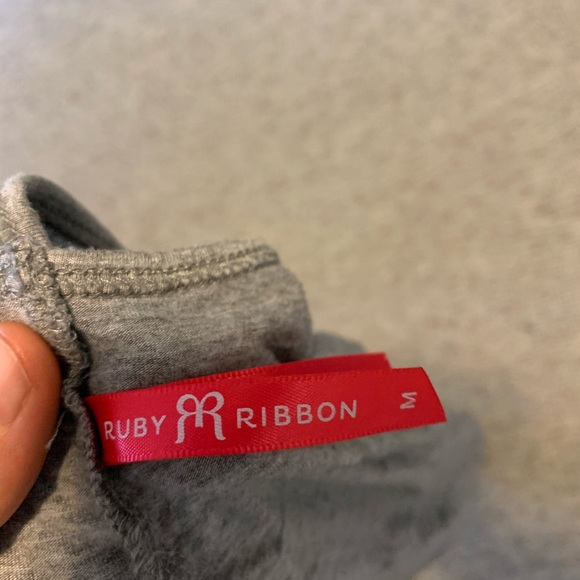 Ruby Ribbon wrap tank top - Picture 2 of 2